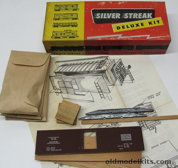 Silver Streak HO Central of Georgia HO Box Car - Craftsman Kit, SS207 plastic model kit